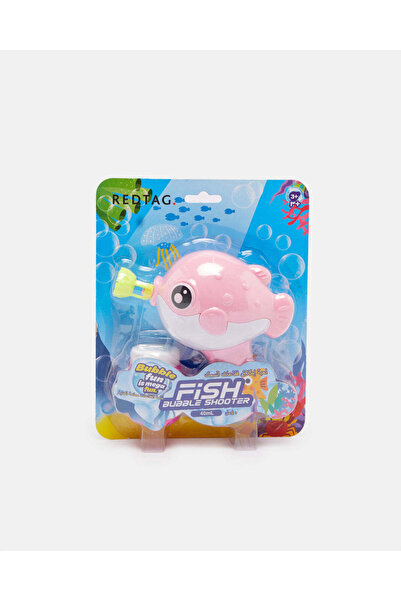 REDTAG لعبة قاذف الفقاعات بينك فيش مع محلول الفقاعات (40 مل)