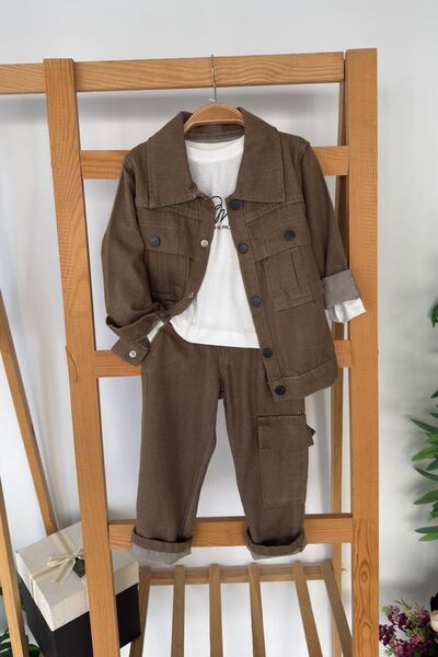 Minigimin Cicileri Miniğimin Cicileri Set de buzunar cargo pentru băieți în j...