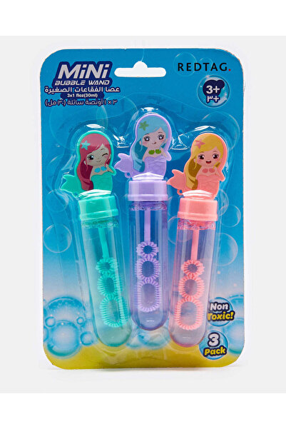 REDTAG مجموعة متنوعة من 3 قطع من عصا الفقاعات الصغيرة على شكل حورية البحر (30...