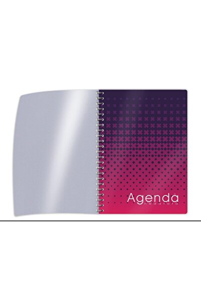 Libra Agenda spiralată A4, nedatată, 208 pagini liniatură puncte, copertă car...