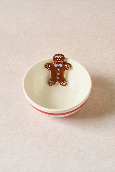 Karaca New Year Yılbaşı Jolly Gingerbread Çerezlik 11 x 6 cm