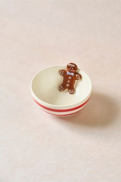 Karaca New Year Yılbaşı Jolly Gingerbread Çerezlik 11 x 6 cm