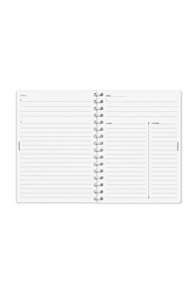 Libra Undated A5 spiral notebook, dotted line, cardboard cover with plastic dust jacket