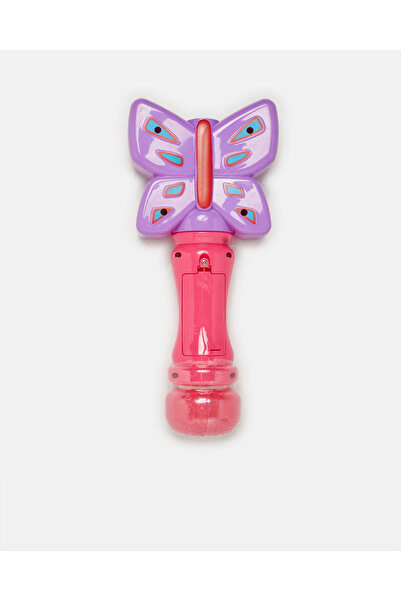 REDTAG عصا الفقاعات عباد الشمس الوردية والأرجوانية مع المحلول (بطاريات AA غير...