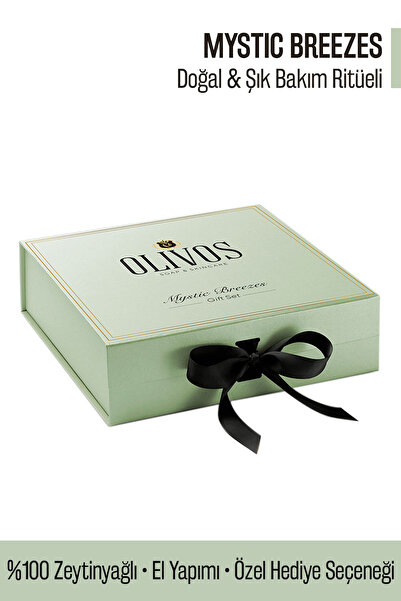 Olivos Mystic Breezes %100 Zeytinyağlı Hediye Sabun Seti (Şakayık & Eşek Sütü...