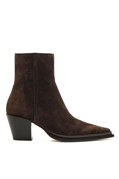 Sofia Baldi Marly Brown Suede Women's Heel Boots
