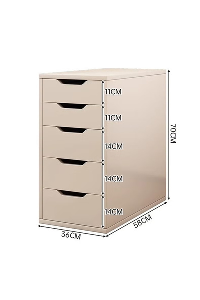 KEKE Modern Wooden Bedside Storage Cabinet with Drawer for Bedroom and Living Room