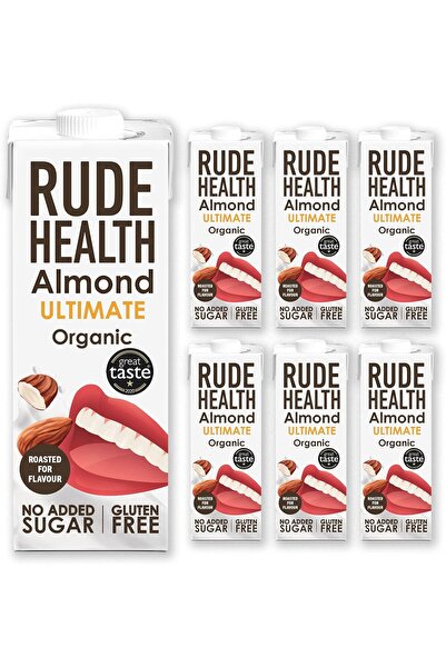 Rude Health Organic Ultimate Almond Drink, 6 x 1L