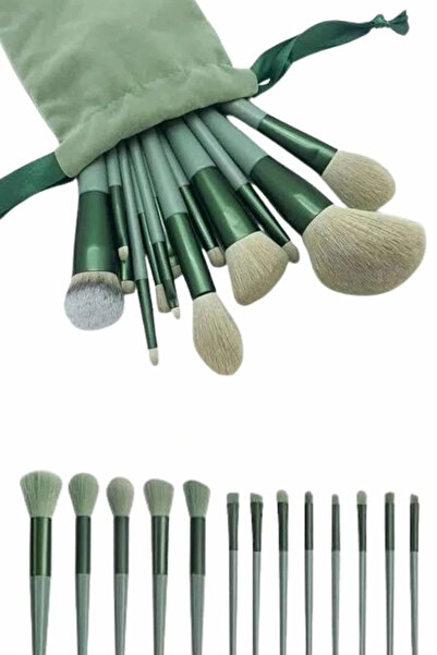 shopwave 13 Pieces Makeup Brush Set Shadow Contour Illuminator Brush Leaves N...