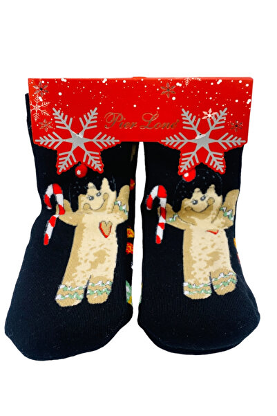 CRACOS Warm socks with Christmas motifs for women, gingerbread print, sizes 35-40, 2 pairs