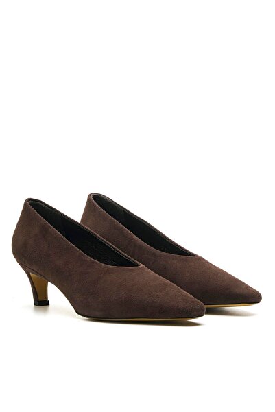 Sofia Baldi Slony Brown Suede Women's Stiletto & Evening Dress
