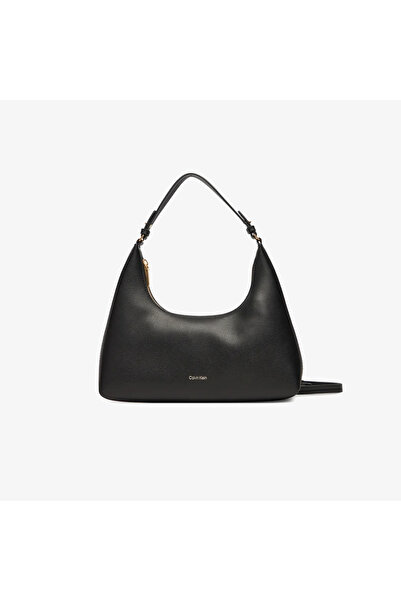 Calvin Klein Foil Logo Kadın Siyah El Çantası