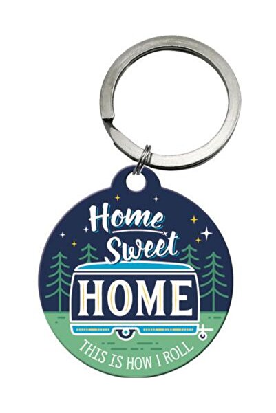 Nostalgic Art Home Sweet Home Camper Keychain