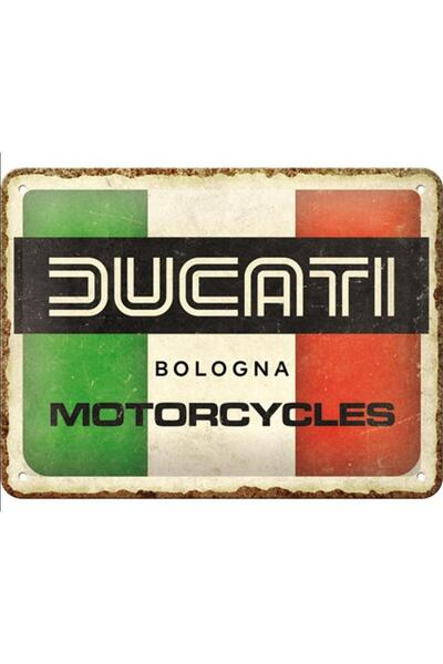 Nostalgic Art Metal decorative plate 15x20cm, Ducati Italy Giugiar