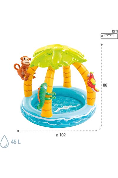 Intex Children's Swimming Pool - Tropical Island Design (58417NP) -