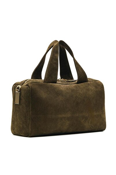 Sofia Baldi Holda Khaki Suede Women's Bag