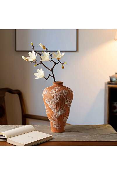 Ambra Home Orange Earth Vase