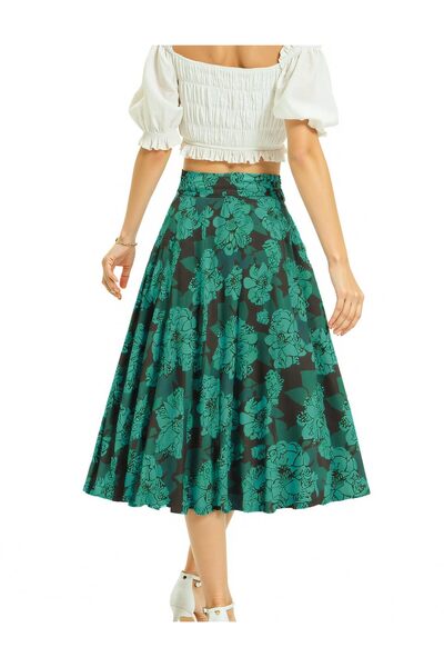 OEM Women's Pleated Knee-Length Skirt