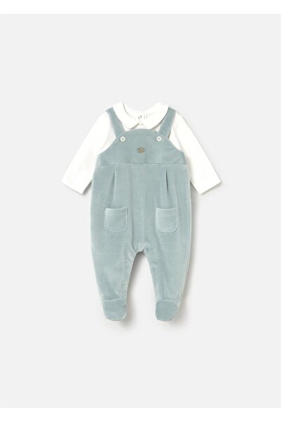 MAYORAL Bebek Kombin Kadife Tulum Turkuaz 2610