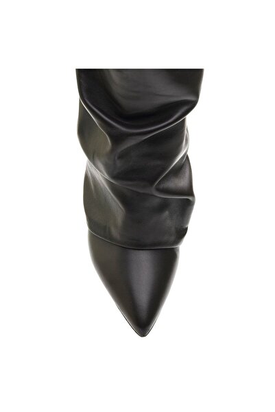 Sofia Baldi Vansy coffee genuine leather women's heel boot