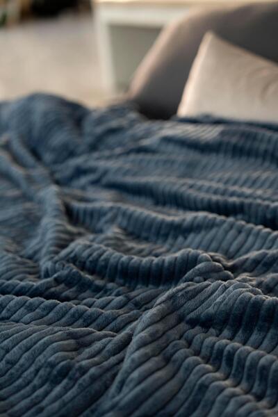 Menderes Home La Notte Double Blanket Denim