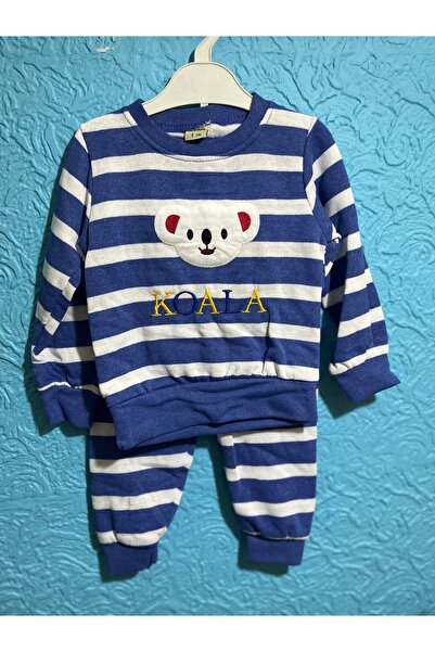 Beybisi Set de pijamale unisex cu căptușeală din fleece pentru copii