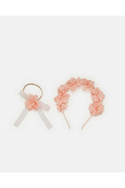 REDTAG Girls Pink Headband Set (3 Piece)