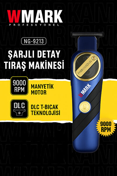 Wmark NG-9213 Maglev Motor Detail Trimmer Ense Ve Sakal Makinesi