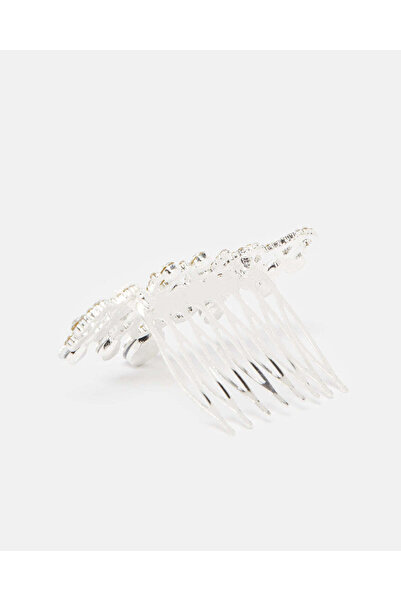 REDTAG Girls Silver Embellished Hair Clip