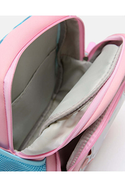 REDTAG Girls Pink Bunny Embellished Backpack