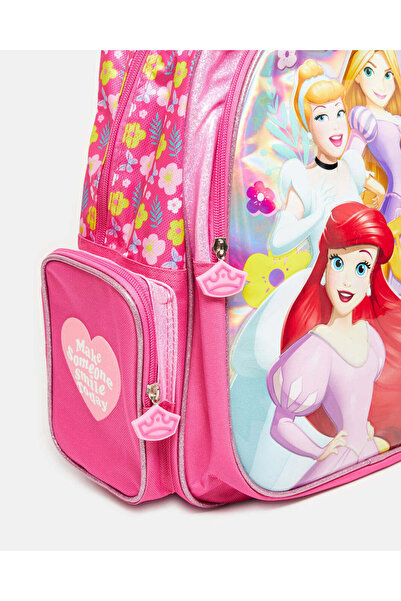 REDTAG Girls Pink Princess School Backpack (16 Inch)