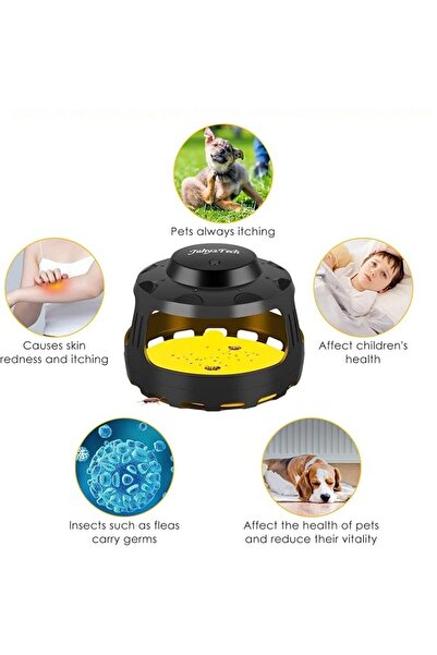 zola Electric insect trap, 5 adhesive discs, 365 nm UVA LEDs, 4 modes, USB cable, black