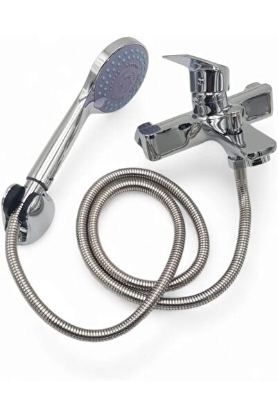 Generic مجموعة خلاط دش حمام 3 في 1 فاخرة مثبتة على الحائط مع دش يدوي وخرطوم مرن