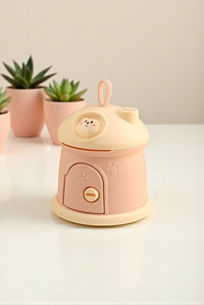 HEDİYE FİKRİ LED Işıklı Pofuduk Kedi Kumbara – Sticker Hediyeli Sevimli Çocuk...