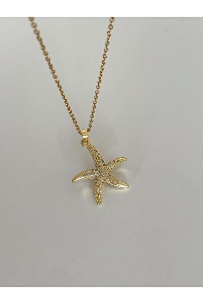 Capt Concept Çelik Taşlı Deniz Yıldızı Kolye
