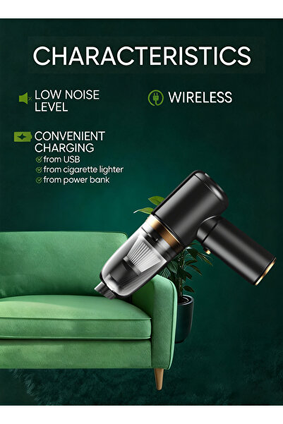 Generic Handheld Car Vacuum Cleaner Cordless, Hand Held Vacuum Cleaner for Car Home Office