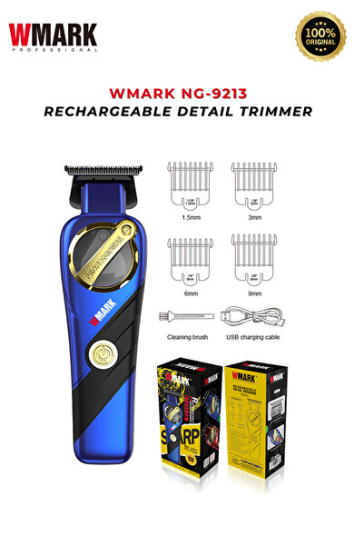 Wmark NG-9213 Maglev Motor Detail Trimmer Ense Ve Sakal Makinesi