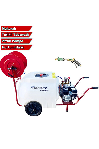 BARTECH PM200 İlaçlama Tankı Tetikli Tabanca 200LT 22 lik Pompa Hortumsuz