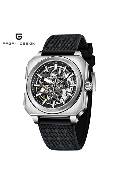 Pagani design PD-1791 Erkek 42MM Su Geçirmez BY-9020 Otomatik Mekanik Saat Sa...