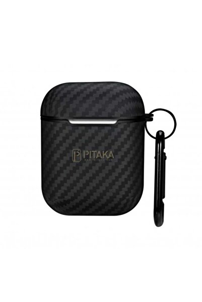 PITAKA Husa Fibra Aramida Air Pal Mini 1500D pentru Apple Airpods 1 / 2, Black