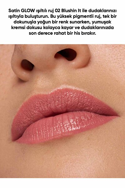 Essence Satin Glow Parlak Ruj 02