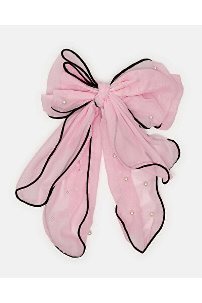 REDTAG Women Pink Embellished Hair Clip