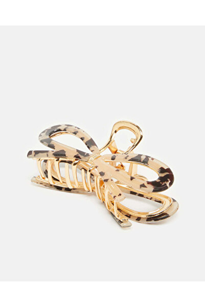 REDTAG Women Gold Embellished Hair Clip