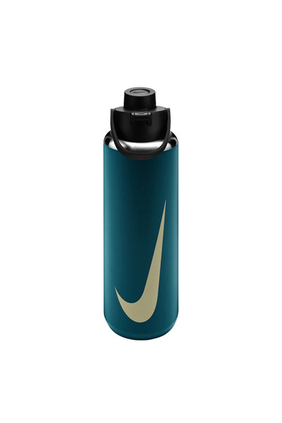 Nike Stainless Steel Recharge Straw Bottle 24 Oz Unisex Mavi Çelik Antrenman ...