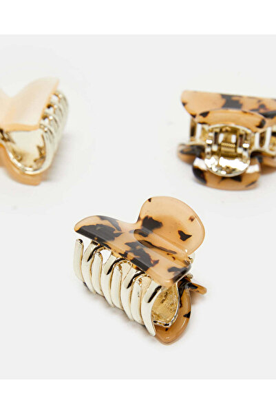 REDTAG Women Beige Hair Claw Set (Pack of 3)