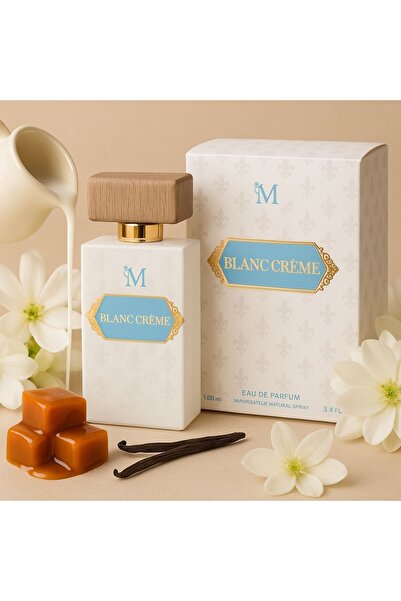 montage Blanc Crème 100 ml – Long-lasting Eau de Parfum, Gourmet Aroma of Milk, Vanilla and Caramel
