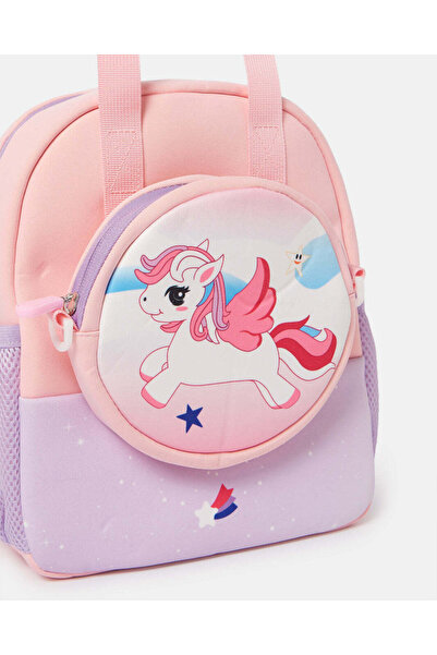 REDTAG Girls Pink Embellished Backpack