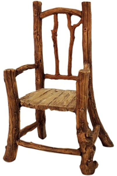 Top Collection كرسي طويل من الخشب الصناعي، مستوحى من القصص الخيالية، مصنوع من...