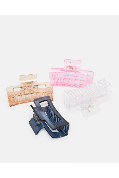 REDTAG Women Assorted Hair Claw (4 Piece)
