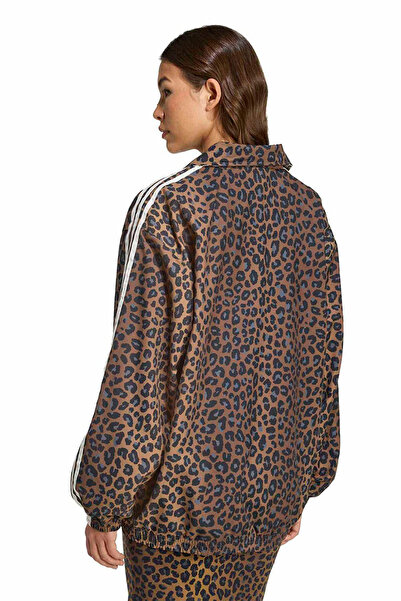 adidas Women's Casual Leopard Firebird Wide Sweatshirt Jw7301